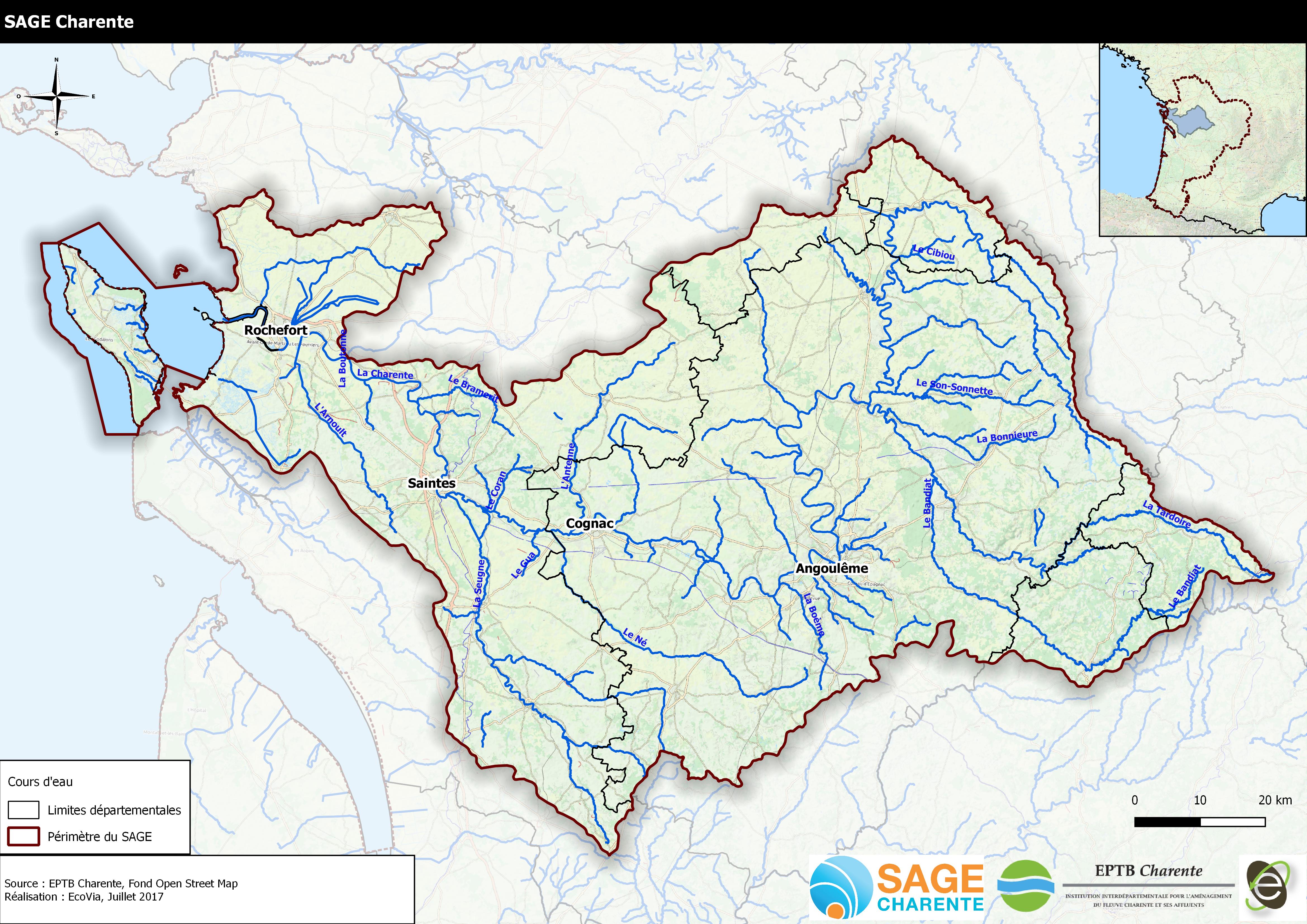 Evaluation environnementale et économique du SAGE Charente