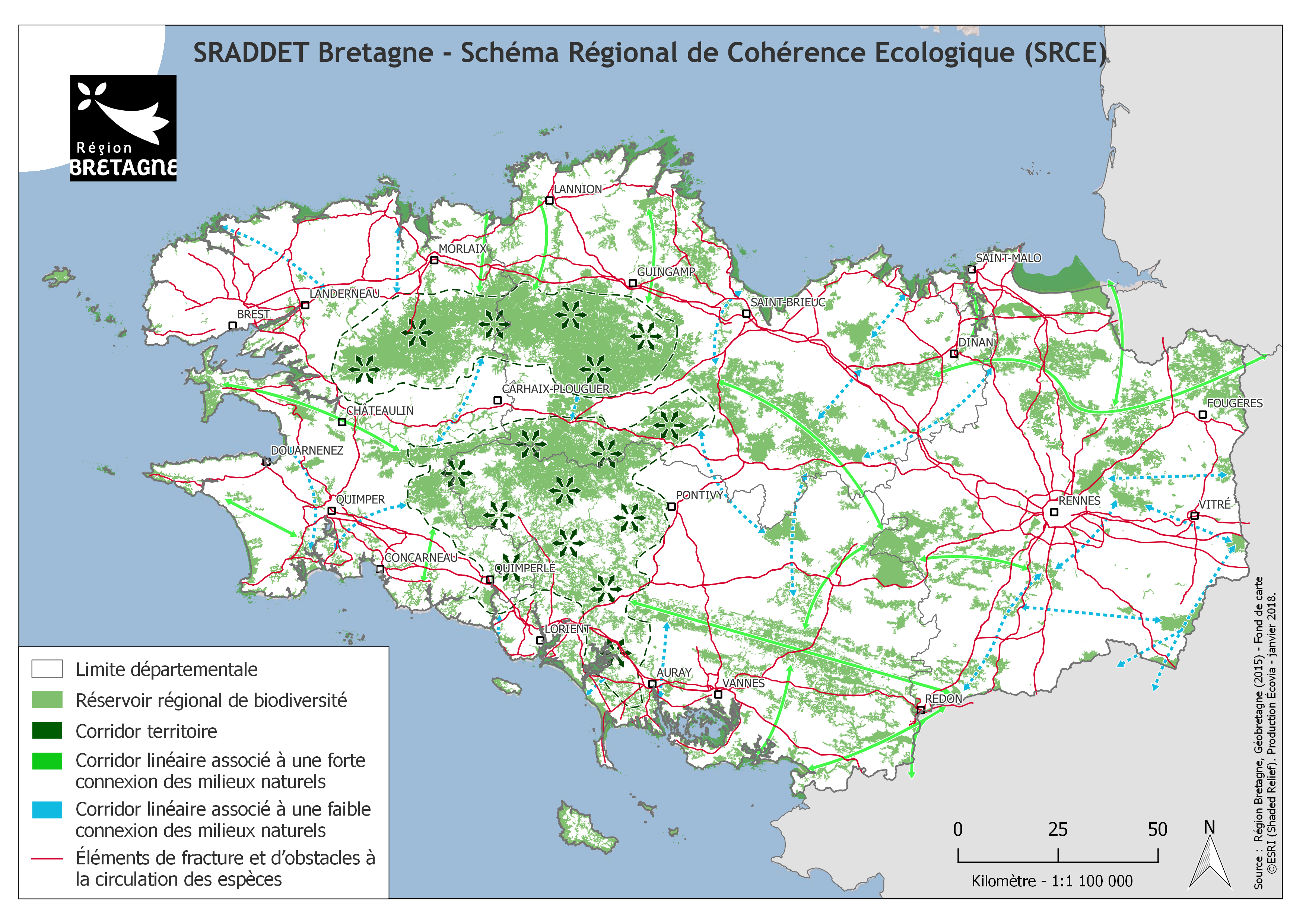 Evaluation environnementale stratégique du SRADDET, du PNRFB, du SMB et du PRPGD de la région Bretagne