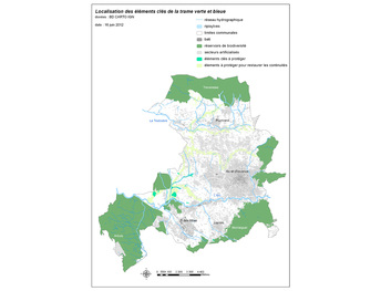 Réalisation trame verte et bleue commune d'Aix en Provence