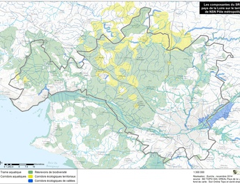 Trama verte et bleue du SCoT du Pôle Métropolitain Nantes Saint-Nazaire