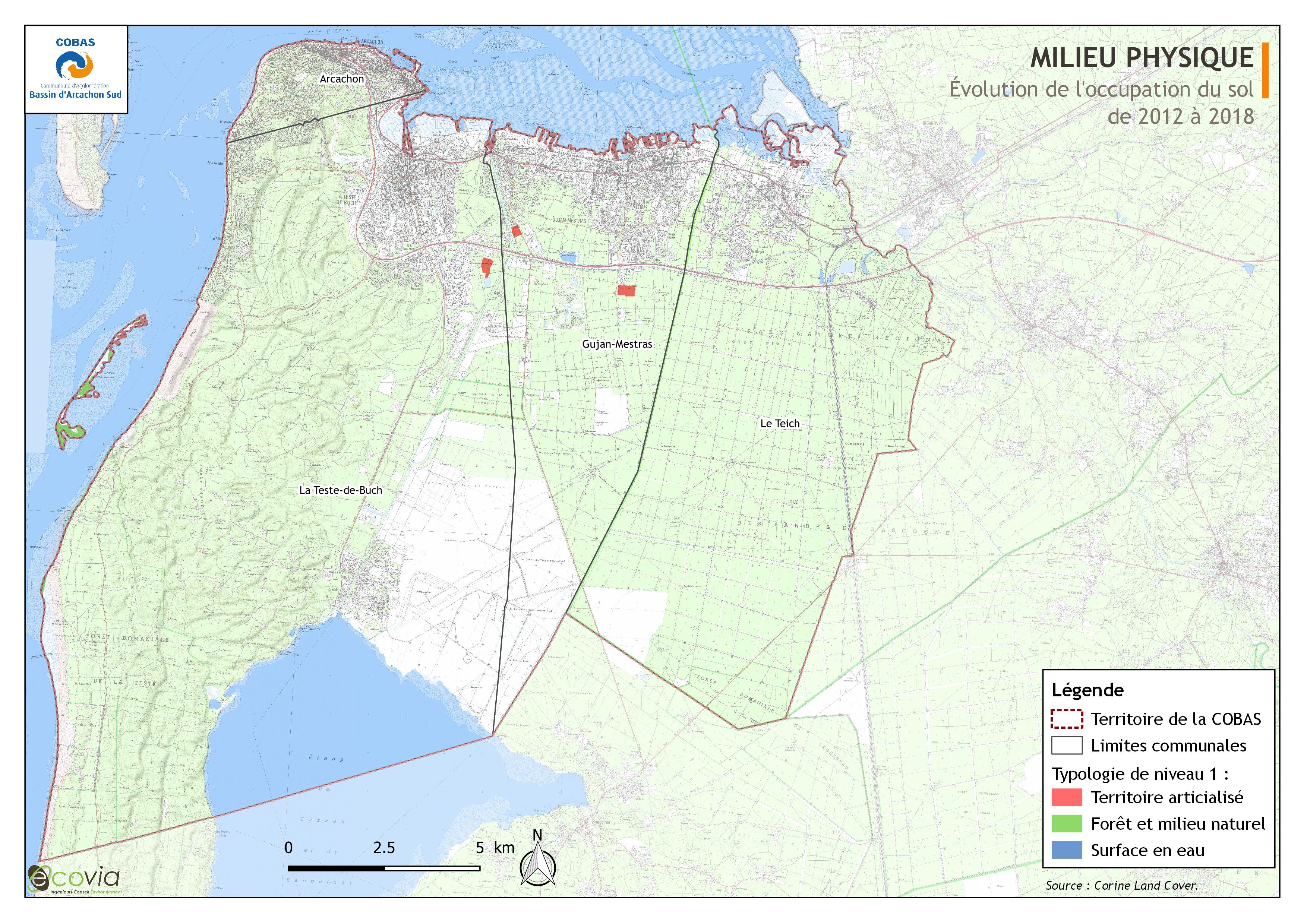 Evaluation environnementale dans le cadre de la révision du PDU de la COBAS (Bassin d’Arcachon Sud) (en cours)